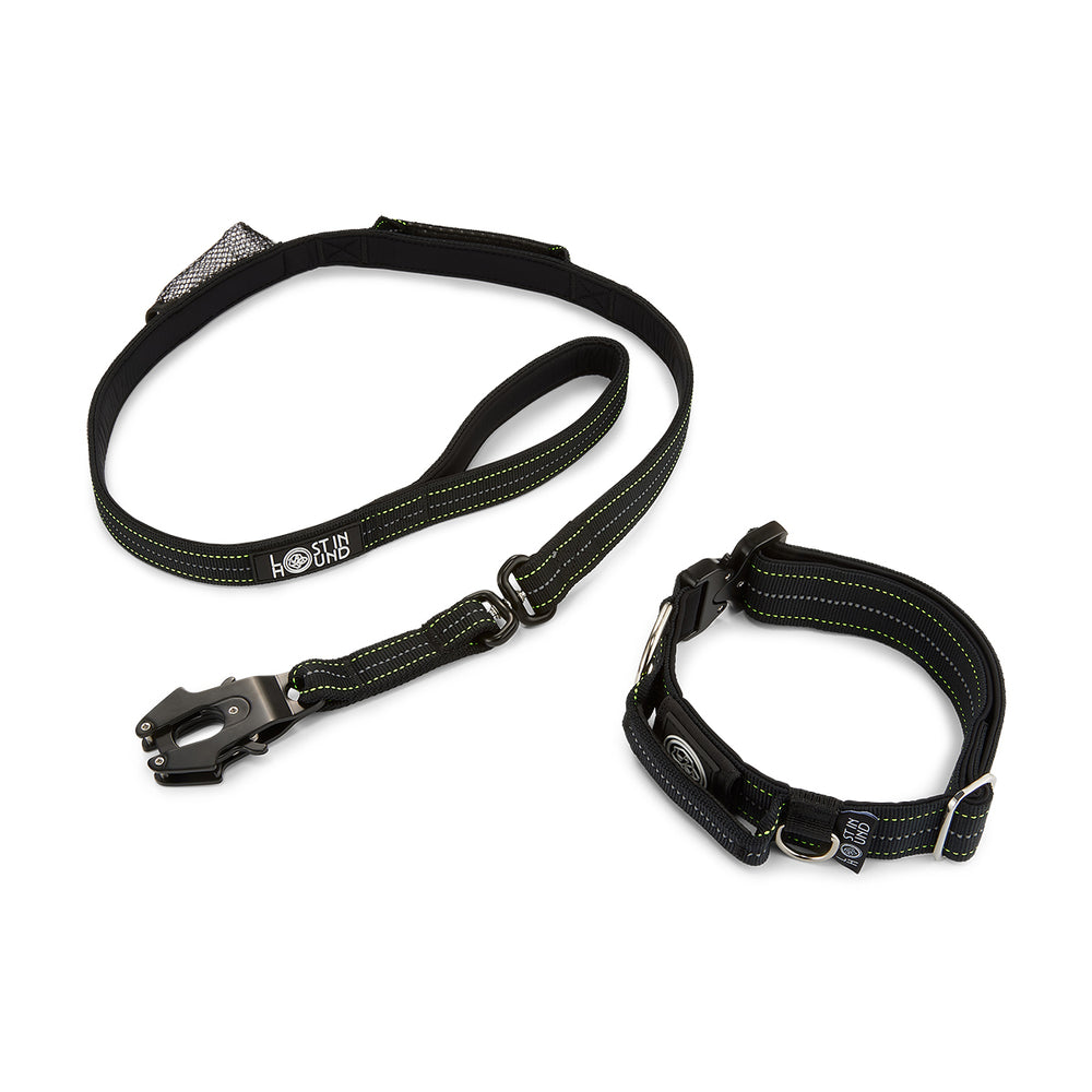 Lost In Hound wide collar and lead bundle