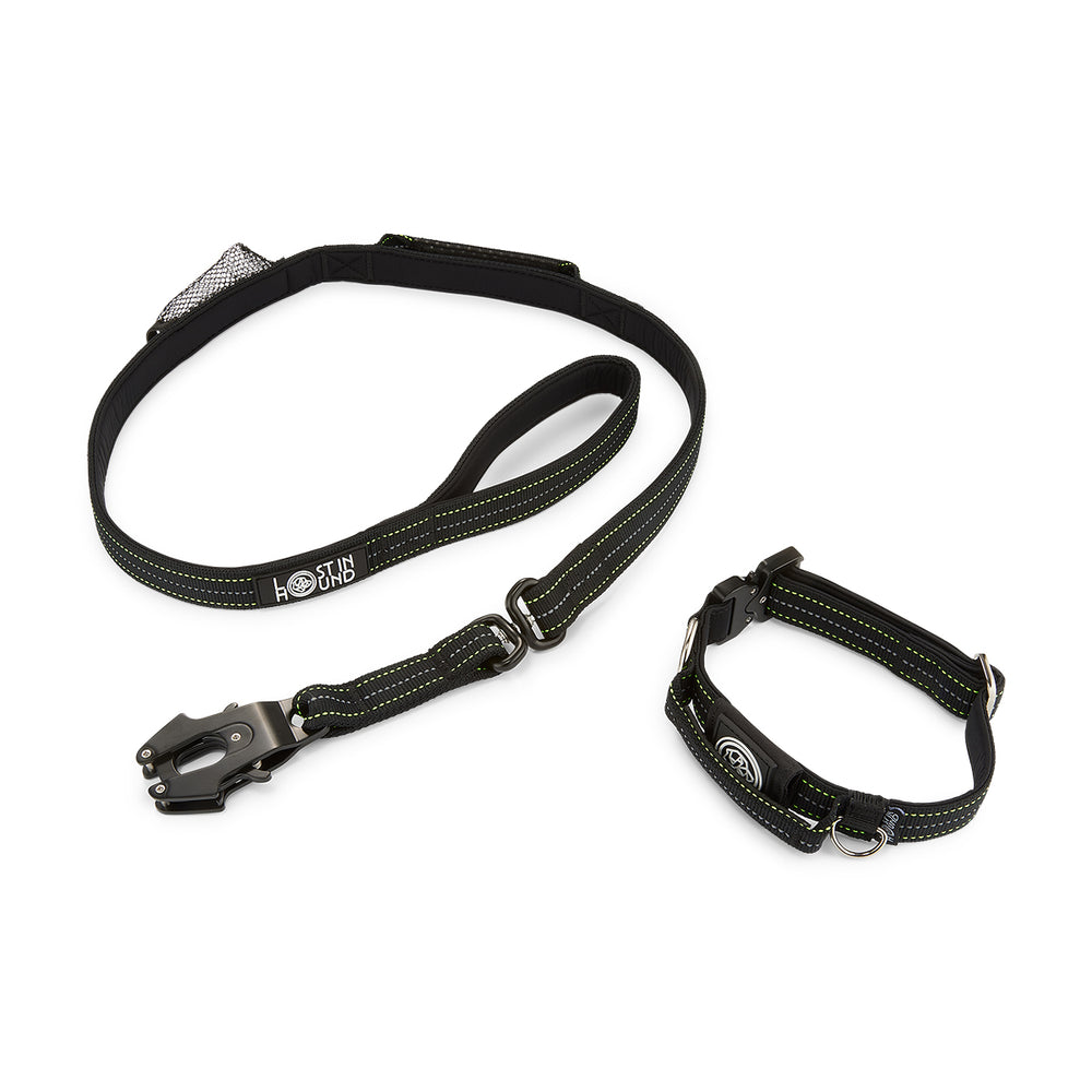 Lost In Hound standard collar and lead bundle